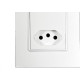 Kit C/3 - Conjunto Ilumi Vivaz Branco Com Placa 2 Tomadas... Kit C/3 - Conjunto Ilumi Vivaz Branco Com Placa 2 Tomadas...
