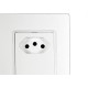 Kit C/3 - Conjunto Ilumi Vivaz Branco Com Placa 2 Tomadas... Kit C/3 - Conjunto Ilumi Vivaz Branco Com Placa 2 Tomadas...