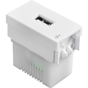 Modulo Ilumi Vivaz Tomada ''Usb'' Branca 7591