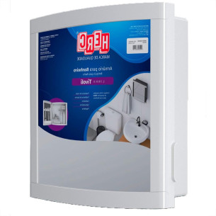 Armario Com Espelho Herc Branco Tivoli 32,8X33,9