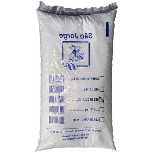 Gesso Cola Sao Jorge 1Kg - Kit C/30 Quilos