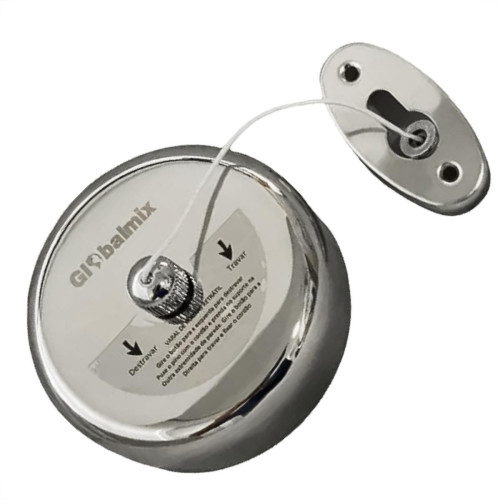 Varal Automatico Globalmix Redondo Retratil Aco Inox 2,8M
