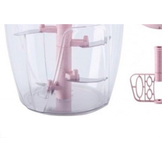 Processador De Alimentos Manual Globalmix Magic Mixer 3X1 Rosa Gh405 Processador De Alimentos Manual Globalmix Magic Mixer 3X1 Rosa Gh405