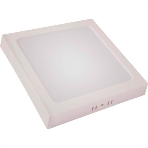 Plafon Led Sobrepor Tramontina Quadrado 24W. 1920Lm. 6500K. Bivolt Branco Plafon Led Sobrepor Tramontina Quadrado 24W. 1920Lm. 6500K. Bivolt Branco