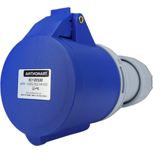 Acoplamento Industrial Femea Tramontina 2 Polos+Terra 220V. A 250V. 32A. - 56255/135 Acoplamento Industrial Femea Tramontina 2 Polos+Terra 220V. A 250V. 32A. - 56255/135