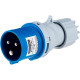 Acoplamento Industrial Macho Tramontina 2 Polos+Terra 220V. A 250V. 16A. 56255/030 Acoplamento Industrial Macho Tramontina 2 Polos+Terra 220V. A 250V. 16A. 56255/030