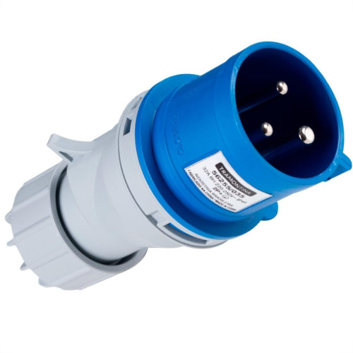 Acoplamento Industrial Macho Tramontina 2 Polos+Terra 220V. A 250V. 32A. 56255/035 Acoplamento Industrial Macho Tramontina 2 Polos+Terra 220V. A 250V. 32A. 56255/035