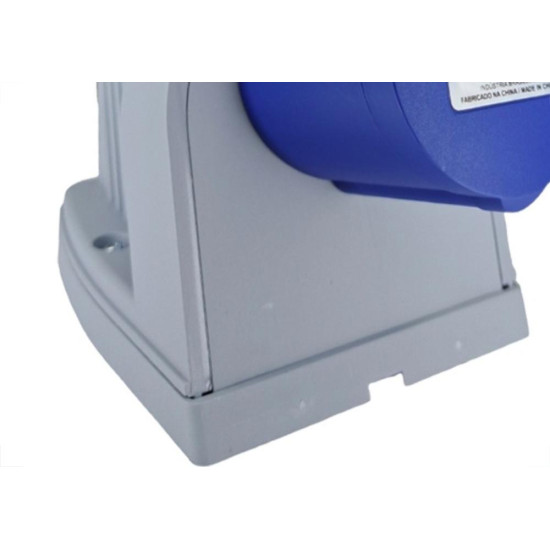 Tomada Industrial Sobrepor Tramontina 2 Polos+Terra 220V. A 250V. 16A - 56255/330