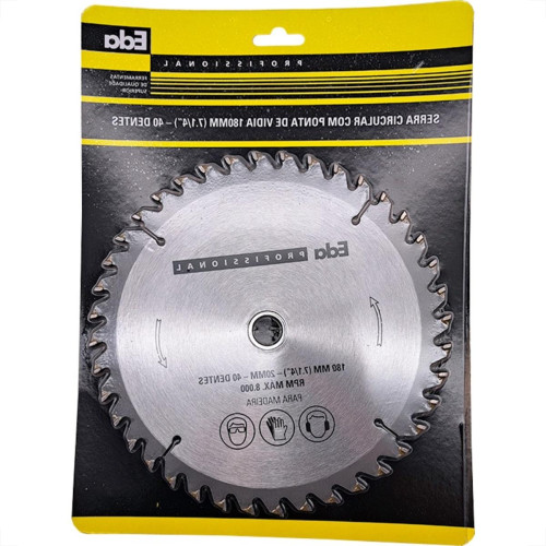Serra Circular Widea Eda 7.1/4X40 Dentes X20Mm - 8Mx Serra Circular Widea Eda 7.1/4X40 Dentes X20Mm - 8Mx