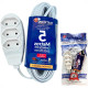 Extensao Naticon Paralela 2 Polos 0,75Mm Branca - 5M Extensao Naticon Paralela 2 Polos 0,75Mm Branca - 5M