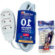 Extensao Naticon Paralela 2 Polos 0,75Mm Branca -10M Extensao Naticon Paralela 2 Polos 0,75Mm Branca -10M