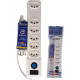 Filtro Linha Naticon 6 Tomadas 2P+T Branco