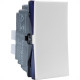 Modulo Pial Plus+ 1 Simples 10A. Branco - 611010Bc Modulo Pial Plus+ 1 Simples 10A. Branco - 611010Bc