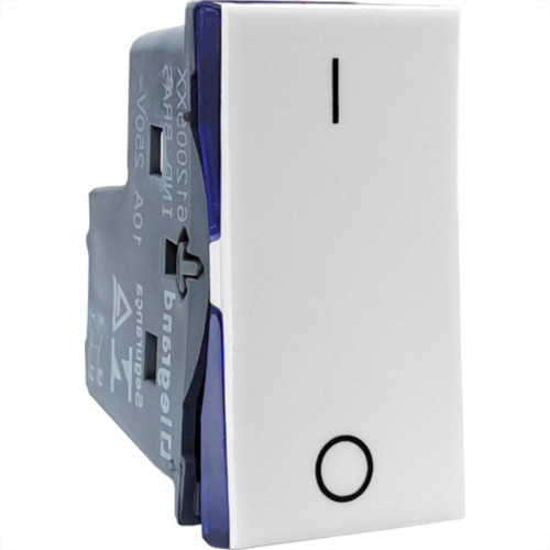 Modulo Pial Plus+ 1 Simples Bipolar 10A. Branco Modulo Pial Plus+ 1 Simples Bipolar 10A. Branco