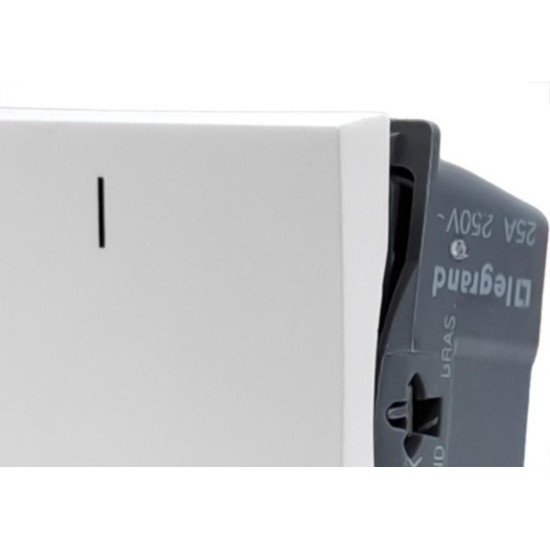 Modulo Pial Plus+ 1 Simples Bipolar 25A. Branco - 612016Bc Modulo Pial Plus+ 1 Simples Bipolar 25A. Branco - 612016Bc