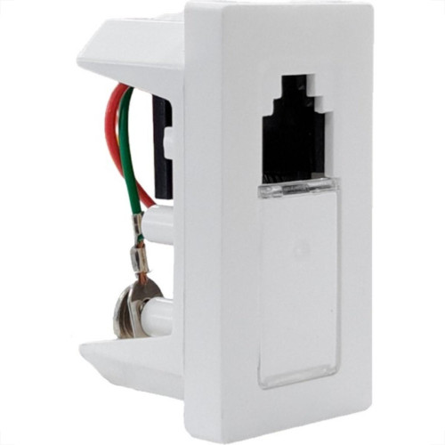 Modulo Pial Plus+ 1 Tomada Rj11 - 2 Fios Branco - 615011Bc Modulo Pial Plus+ 1 Tomada Rj11 - 2 Fios Branco - 615011Bc