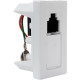 Modulo Pial Plus+ 1 Tomada Rj11 - 2 Fios Branco - 615011Bc Modulo Pial Plus+ 1 Tomada Rj11 - 2 Fios Branco - 615011Bc