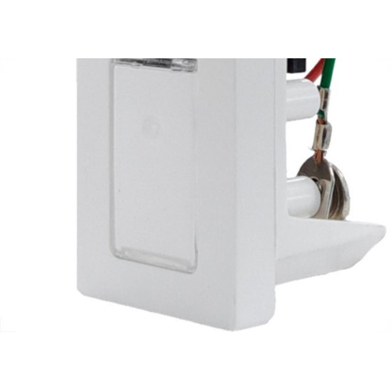 Modulo Pial Plus+ 1 Tomada Rj11 - 2 Fios Branco - 615011Bc Modulo Pial Plus+ 1 Tomada Rj11 - 2 Fios Branco - 615011Bc