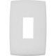 Placa Pial Plus+ Branca 4X2 - 1 Modulo Horizontal - 618501Bc