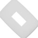 Placa Pial Plus+ Branca 4X2 - 1 Modulo Horizontal - 618501Bc