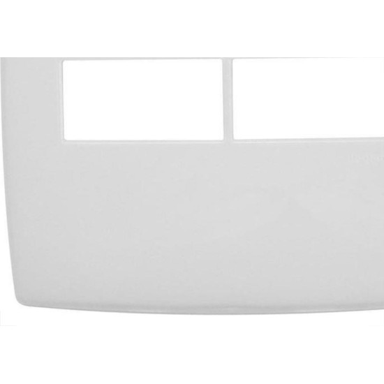 Placa Pial Plus+ Branca 4X4 - 1 Modulo Horizontal + 1 Modulo Horizontal - 618511 Placa Pial Plus+ Branca 4X4 - 1 Modulo Horizontal + 1 Modulo Horizontal - 618511