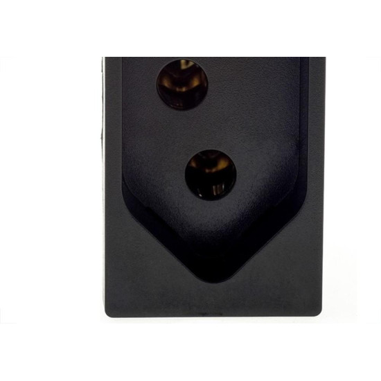 Modulo Pial Plus+ 1 Tomada 10A. Borne Automatico Preta - 615038Pt Modulo Pial Plus+ 1 Tomada 10A. Borne Automatico Preta - 615038Pt