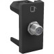 Modulo Pial Plus+ 1 Tomada Coaxial Preto - 615030Pt Modulo Pial Plus+ 1 Tomada Coaxial Preto - 615030Pt
