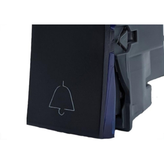 Modulo Pial Plus+ 1 Campainha Borne Automatico Preto 611012P Modulo Pial Plus+ 1 Campainha Borne Automatico Preto 611012P