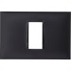 Placa Pial Plus+ Preta 4X2 - 1 Modulo Horizontal - 618501Pt Placa Pial Plus+ Preta 4X2 - 1 Modulo Horizontal - 618501Pt