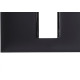 Placa Pial Plus+ Preta 4X2 - 1 Modulo Horizontal - 618501Pt Placa Pial Plus+ Preta 4X2 - 1 Modulo Horizontal - 618501Pt