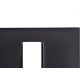 Placa Pial Plus+ Preta 4X2 - 1 Modulo Horizontal - 618501Pt Placa Pial Plus+ Preta 4X2 - 1 Modulo Horizontal - 618501Pt