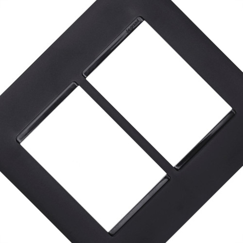 Placa Pial Plus+ Preta 4X4 - 3 Modulos + 3 Modulos Horizontais Placa Pial Plus+ Preta 4X4 - 3 Modulos + 3 Modulos Horizontais