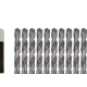 Broca Aco Rapido Thompson 1,0Mm-3/64'' - 1318 - Kit C/10 Pecas Broca Aco Rapido Thompson 1,0Mm-3/64'' - 1318 - Kit C/10 Pecas