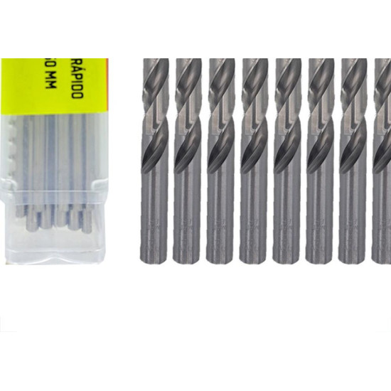 Broca Aco Rapido Thompson 3,5Mm-9/64'' - 1324 - Kit C/10 Pecas Broca Aco Rapido Thompson 3,5Mm-9/64'' - 1324 - Kit C/10 Pecas