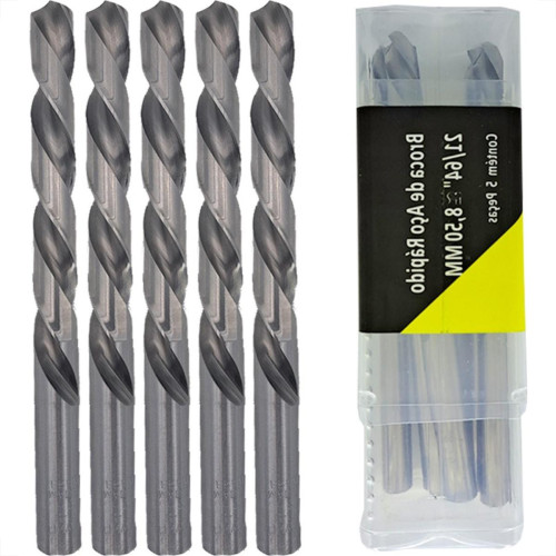 Broca Aco Rapido Thompson 8,5Mm-21/64'' - 1335 - Kit C/5 Pecas Broca Aco Rapido Thompson 8,5Mm-21/64'' - 1335 - Kit C/5 Pecas