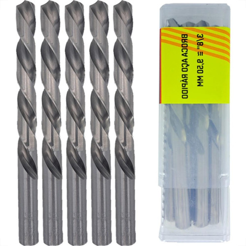 Broca Aco Rapido Thompson 9,5Mm-3/8'' - 1337 - Kit C/5 Pecas Broca Aco Rapido Thompson 9,5Mm-3/8'' - 1337 - Kit C/5 Pecas
