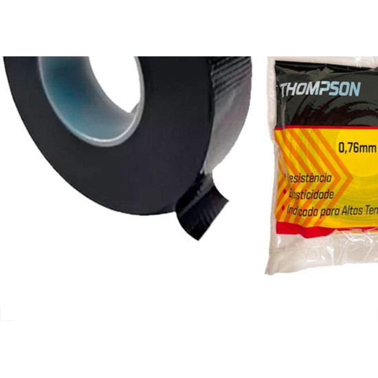 Fita Isolante Alta Tensao Thompson 2M - 1755 - Kit C/12 Pecas Fita Isolante Alta Tensao Thompson 2M - 1755 - Kit C/12 Pecas