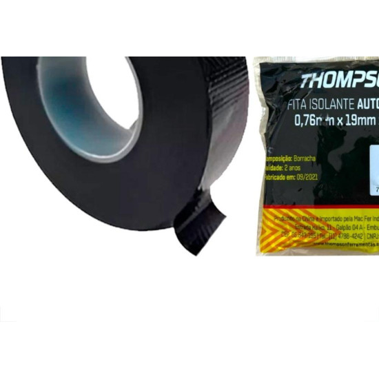 Fita Isolante Alta Tensao Thompson 5M -1756 Fita Isolante Alta Tensao Thompson 5M -1756