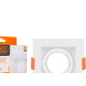Spot Para Lampada Dicroica Black+Decker Decor Quadrado Mr16 Branco - Bds3-0007 Spot Para Lampada Dicroica Black+Decker Decor Quadrado Mr16 Branco - Bds3-0007