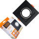Spot Para Lampada Dicroica Black+Decker Decor Quadrado Mr16 Preto - Bds3-0007 Spot Para Lampada Dicroica Black+Decker Decor Quadrado Mr16 Preto - Bds3-0007