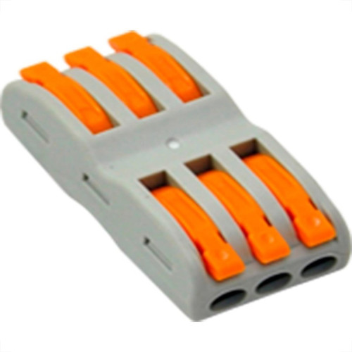 Conector Jng Emenda 3Polos-4Mm Ubc-52-03 - 16028 - Kit C/5 Pecas Conector Jng Emenda 3Polos-4Mm Ubc-52-03 - 16028 - Kit C/5 Pecas