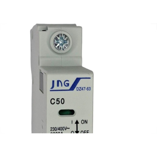 Disjuntor Jng ''Din'' Unipolar 12080 - 50A. C