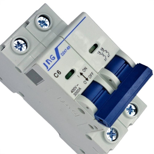Disjuntor Jng ''Din'' Bipolar 12086 - 6A. C Disjuntor Jng ''Din'' Bipolar 12086 - 6A. C
