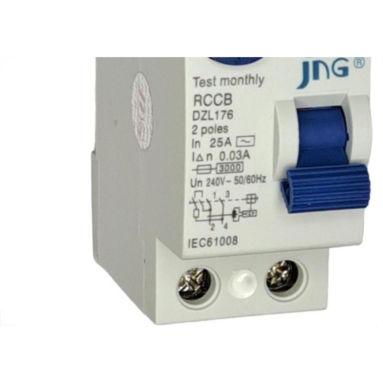 Dispositivo Dr ''Fuga'' Jng 12146 - 2 Polos - 25A. Dispositivo Dr ''Fuga'' Jng 12146 - 2 Polos - 25A.