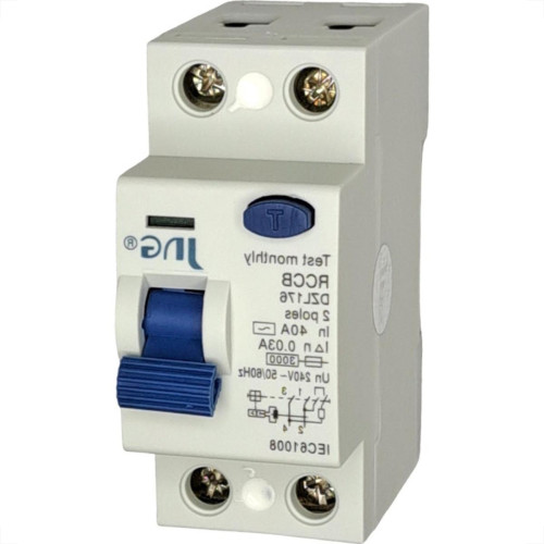 Dispositivo Dr ''Fuga'' Jng - Dzl176 2 40 - 30Ma - 2 Polos - 40A. - 12147