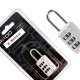 Cadeado Para Mala Pado 3 Segredos Zamac 25Mm Prata - 52021864 Cadeado Para Mala Pado 3 Segredos Zamac 25Mm Prata - 52021864