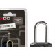 Cadeado Para Mala Pado 3 Segredos Zamac 25Mm Preto - 5202161 Cadeado Para Mala Pado 3 Segredos Zamac 25Mm Preto - 5202161