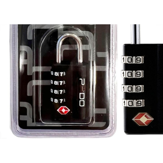 Cadeado Para Mala Pado Tsa007 Executive 4 Segredos Preto - 52018282 Cadeado Para Mala Pado Tsa007 Executive 4 Segredos Preto - 52018282
