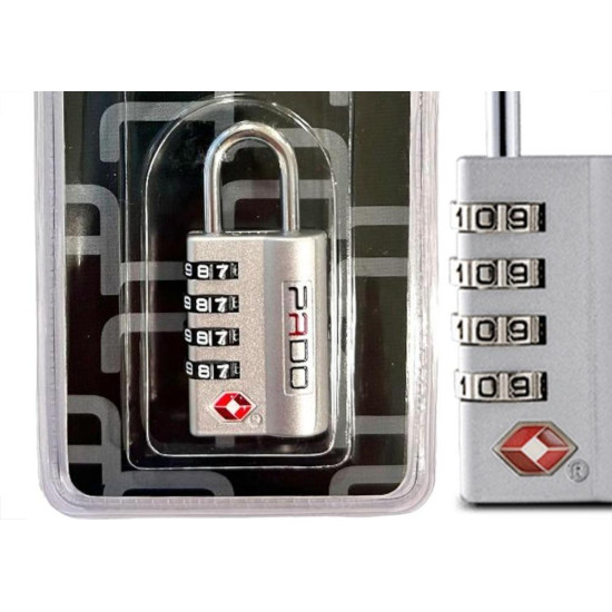 Cadeado Para Mala Pado Tsa007 Executive 4 Segredos Prata - 52018283 Cadeado Para Mala Pado Tsa007 Executive 4 Segredos Prata - 52018283