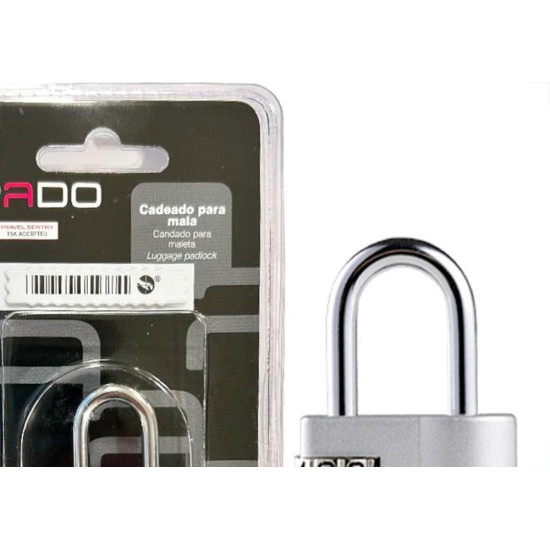 Cadeado Para Mala Pado Tsa007 Executive 4 Segredos Prata - 52018283 Cadeado Para Mala Pado Tsa007 Executive 4 Segredos Prata - 52018283